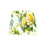 yellow rose print 4 Women's Casual Board Shorts (Model L54)