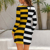 Hollow Slim-Fit Dress Slim dress with hollow waist