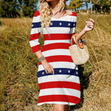 Stars and Stripes Sweetheart Dress