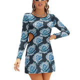 Hollow Slim-Fit Dress Slim dress with hollow waist