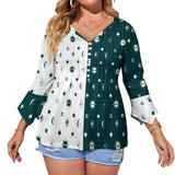 Women&#039;s Ruffled Petal Sleeve Top Women's ruffled petal sleeve top