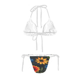 floral print radial 2A Women's Halter String Bikini Set