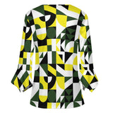 Women&#039;s Ruffled Petal Sleeve Top Women's ruffled petal sleeve top