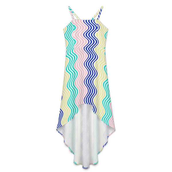 Tailcoat skirt Women's High-Low Spaghetti Strap Dress