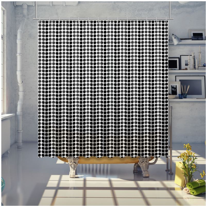 Polka Dot Shower Curtain