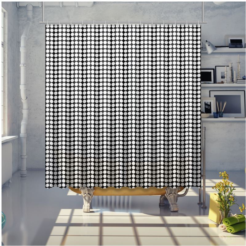 Polka Dot Array Shower Curtain