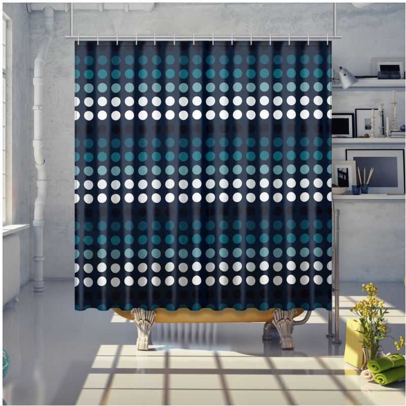 Polka Dot Shower Curtain