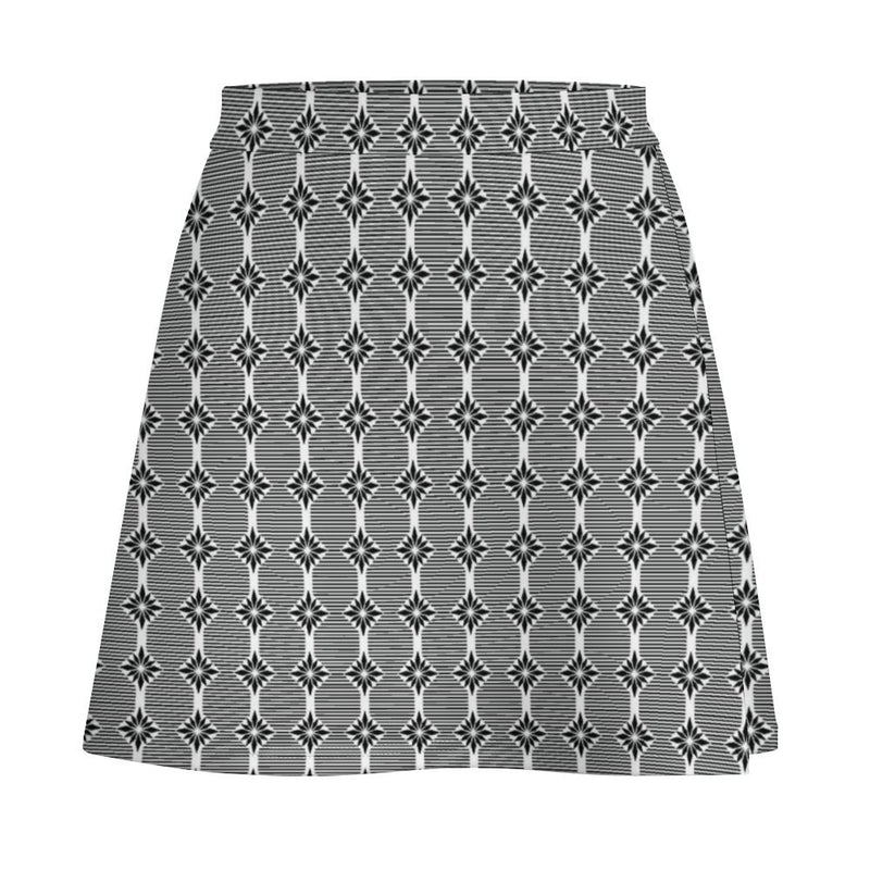 All Over Print Skirt (ALQ) Short skirt