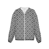 diamond back print 20 Women's Lightweight Sun Protection Hoodie (Model H62)