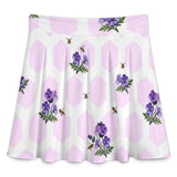 All Over Print Skater Skirt longuette