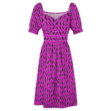 Sweetheart Neck Puff Sleeve Mini Dress (B271) Dress