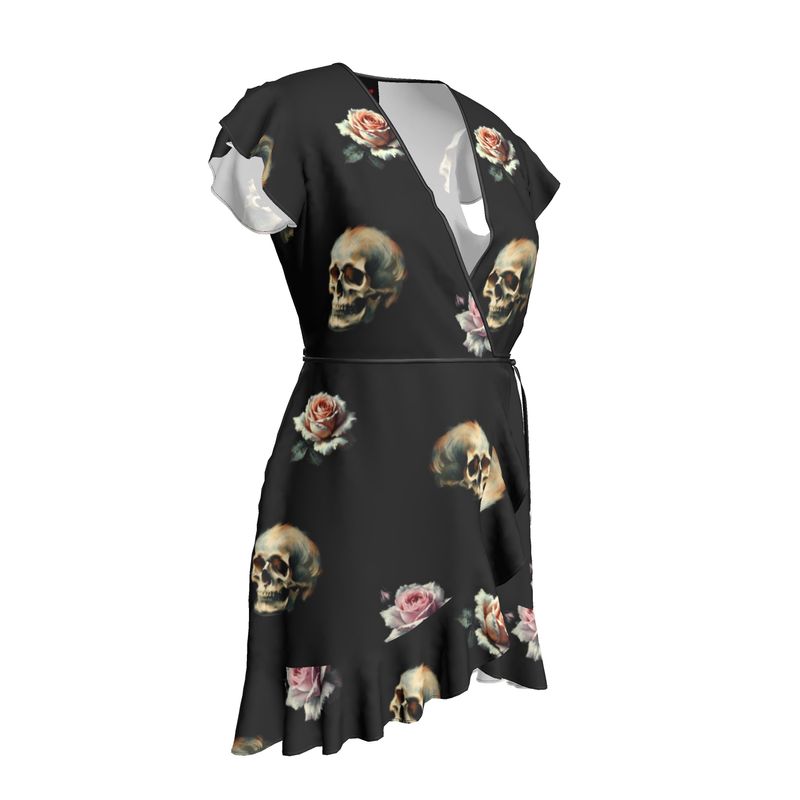 Skull and Roses Tea Dress