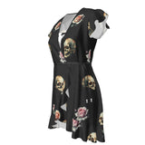 Skull and Roses Tea Dress