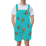 monarch milkweed (3) Unisex Shorts Suspender Jumpsuit (Model L78)