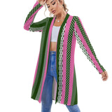 Women&#039;s Mid-Length Cardigan (NZ060) Medium length cardigan
