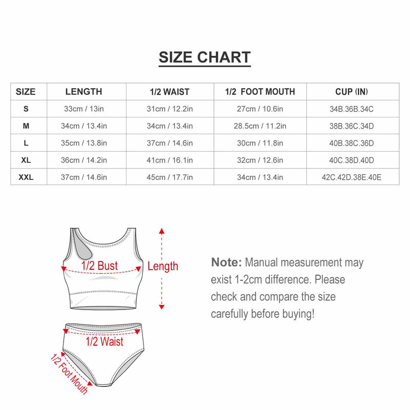 Two-Piece Swimsuit (OCS2118) Two-piece Swimsuit