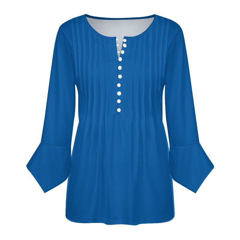 Women&#039;s Ruffled Petal Sleeve Top Women's ruffled petal sleeve top
