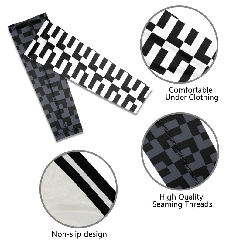 Two-Tone Tessellations Arm Sleeves (Set of Two)