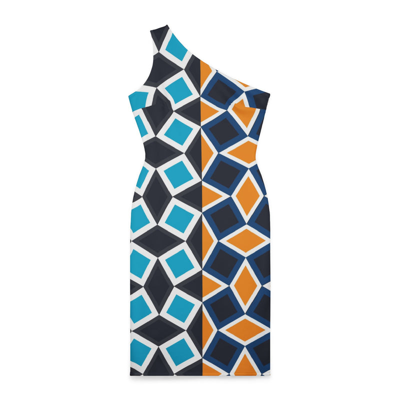 Shoulder Dress (AOP)