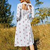 Floral Sweetheart Dress Flare dress