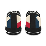 tex flag print 2 Seattle Low Top Men's Shoes (Model 1013-6)