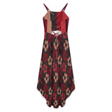 Tailcoat skirt Women's High-Low Spaghetti Strap Dress