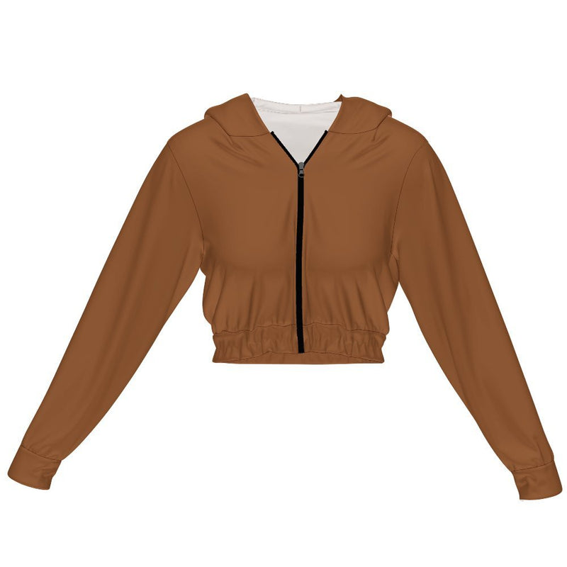 Women&#039;s Cropped Jacket (MSYX94) zipper coat