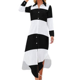 Button-Up Long Sleeve Shirt Dress Long sleeved shirt dress