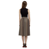 tribal print 2A Mnemosyne Women's Crepe Skirt (Model D16)