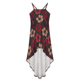 Tailcoat skirt Women's High-Low Spaghetti Strap Dress