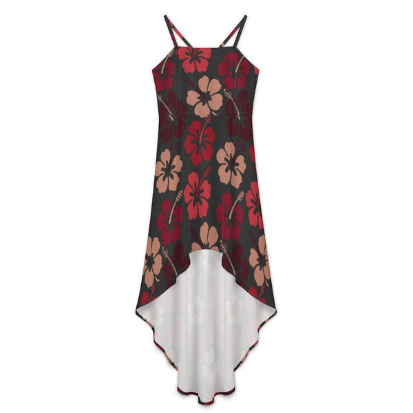 Tailcoat skirt Women's High-Low Spaghetti Strap Dress