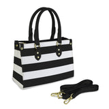 Boldy Go Striped PU Leather Handbag-Small