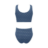 Peacefully Posh Chest Bowknot Bikini Swimsuit