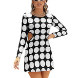 Hollow Slim-Fit Dress Slim dress with hollow waist