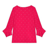 Women&#039;s V-Neck Petal Sleeve Blouse Petal sleeve top