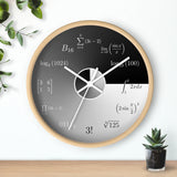 Mathematics Equation Wall Clock