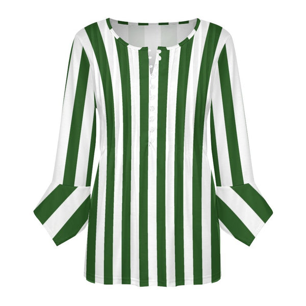 Women&#039;s Ruffled Petal Sleeve Top Women's ruffled petal sleeve top