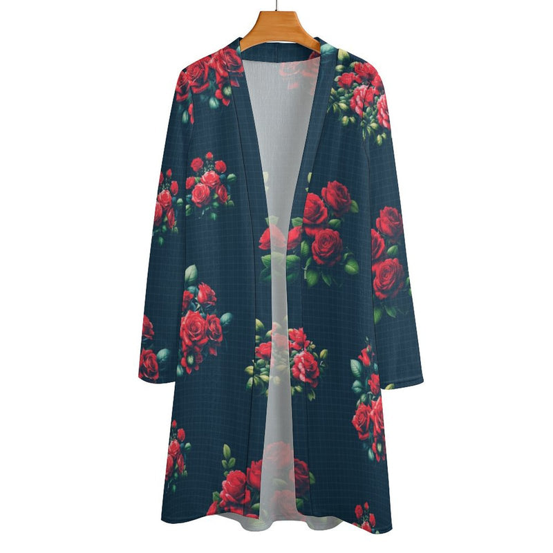 Women&#039;s Mid-Length Cardigan (NZ060) Medium length cardigan