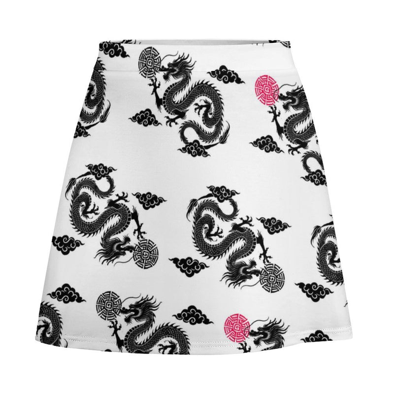 All Over Print Skirt (ALQ) Short skirt