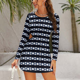 Slim dress with hollow waist Hollow Slim-Fit Dress