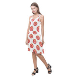 grapefruit wheel print 2A Atalanta Sundress (Model D04)