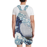 back hokasai Unisex Shorts Suspender Jumpsuit (Model L78)