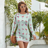 Women&#039;s Long Sleeve Dress leisure wear