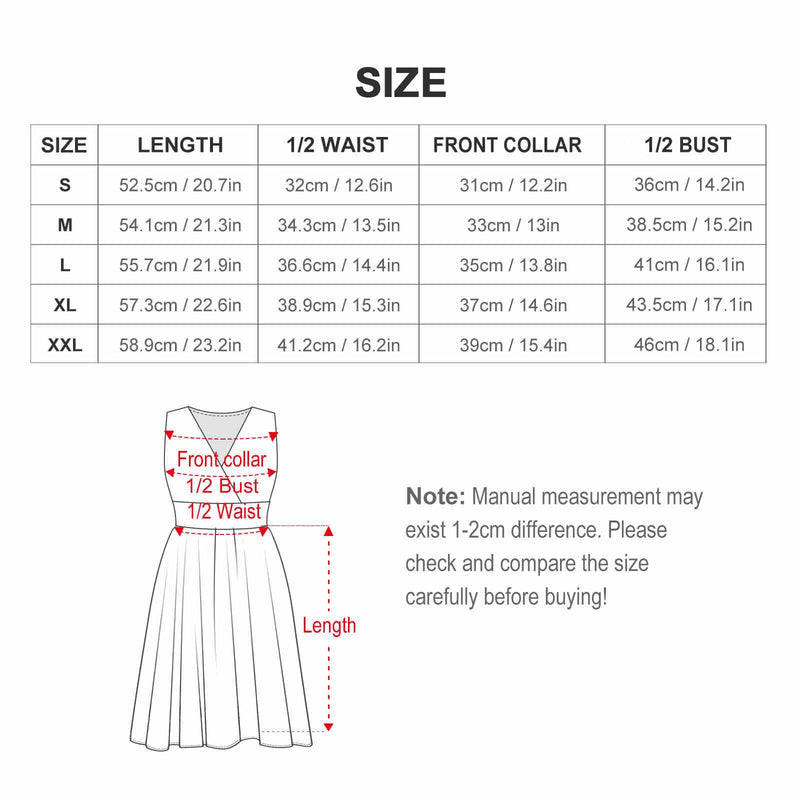 Butterfly Frocks V-Neck Sleeveless Dress