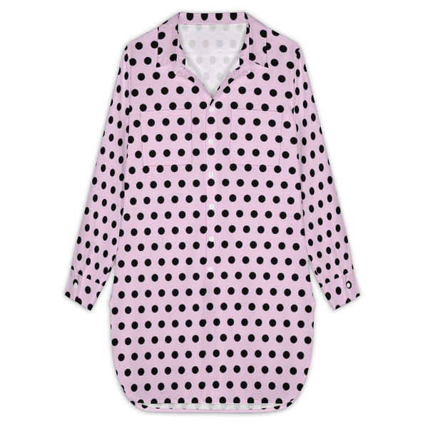 Women's Button Up Shirt Dress