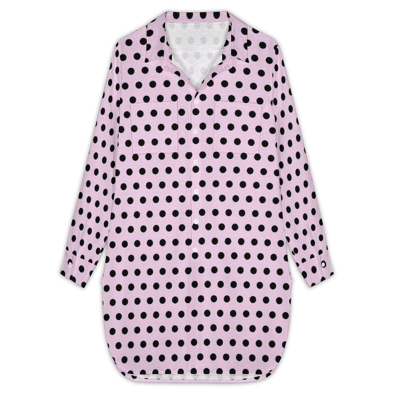 Women's Button Up Shirt Dress