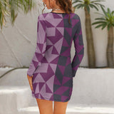 Hollow Slim-Fit Dress Slim dress with hollow waist