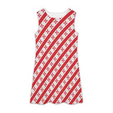 All Over Print Sleeveless Dress Sleeveless dress