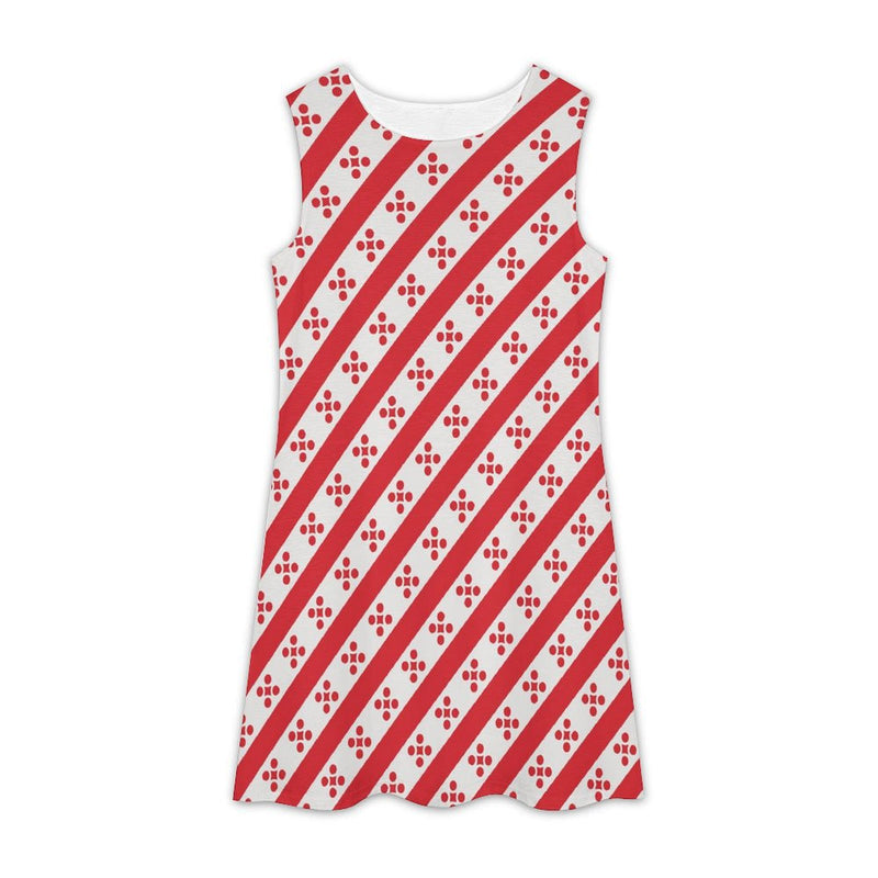 All Over Print Sleeveless Dress Sleeveless dress