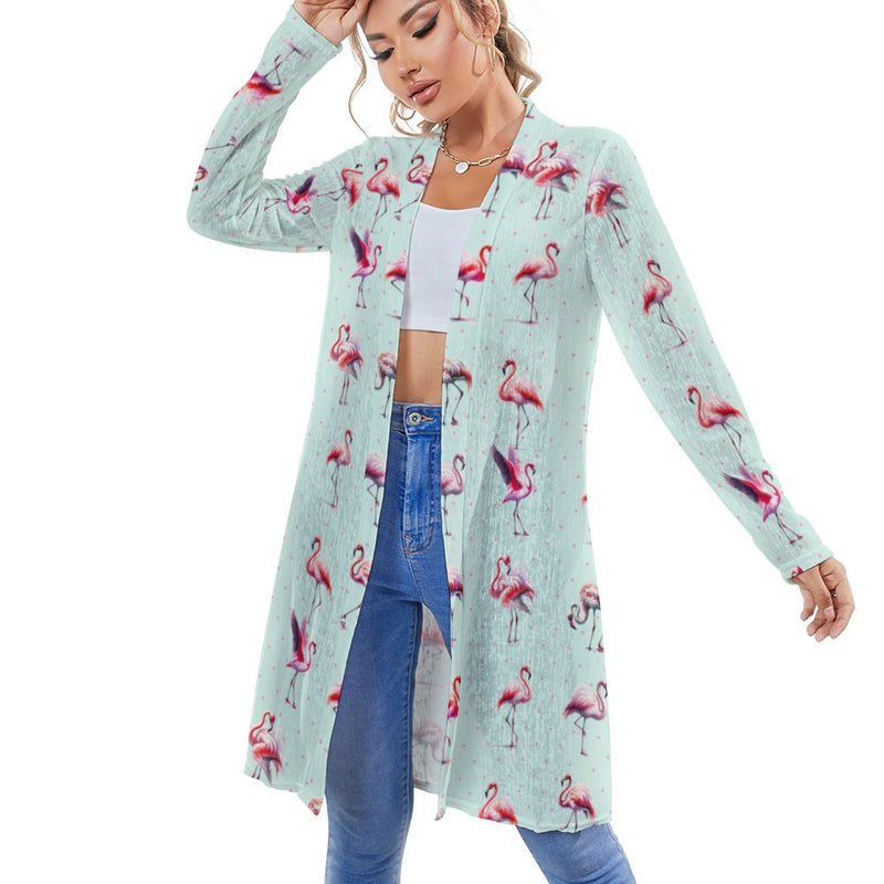 Women&#039;s Mid-Length Cardigan (NZ060) Medium length cardigan